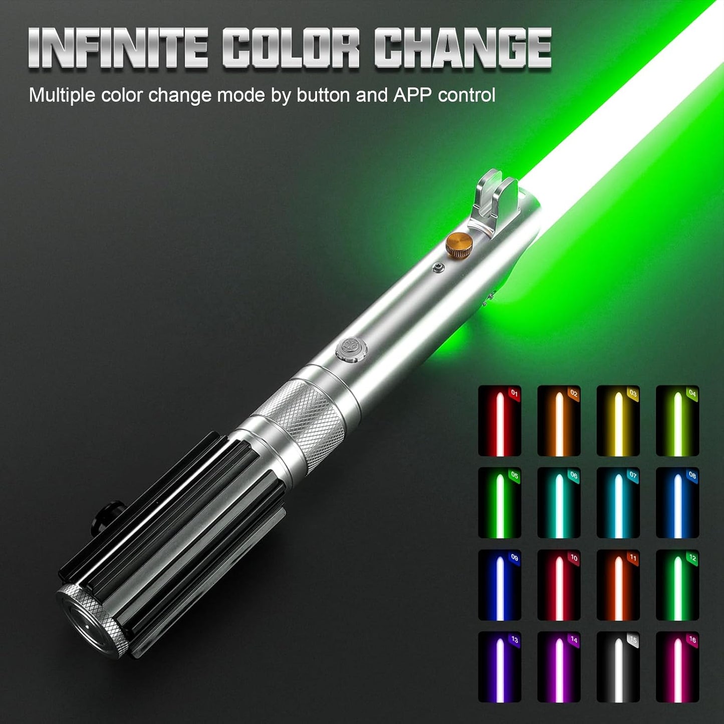 Galactic Duelist SE | App-Controlled RGB Metal Saber ⚔️