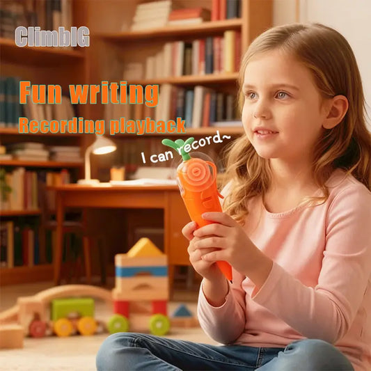 Creative Carrot Voice Recorder Pen - The Funniest Gift for Kids & Students 🎁✨
