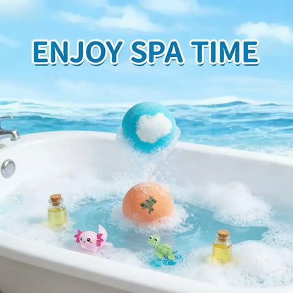 Magical Surprise Bath Bombs for Kids | 12-Pack Gift Set with Hidden Toys 🛁