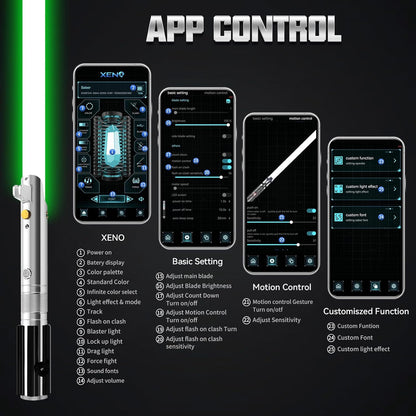 Galactic Duelist SE | App-Controlled RGB Metal Saber ⚔️