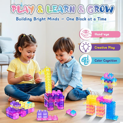 Soft Sensory Building Blocks | 40-Piece Montessori Set 🧱