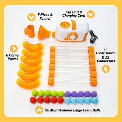 Infinite Air-Flow Building System | Modular STEM Toy for Creative Minds (100% Rechargeable) 🚀