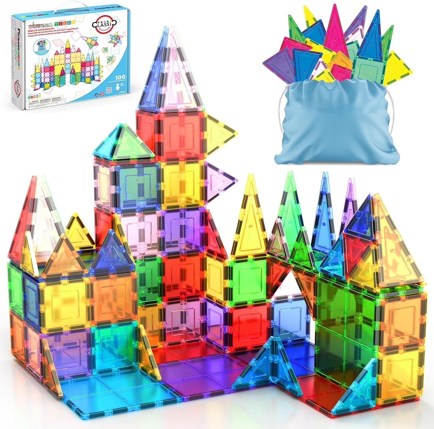 Magnetic Building Set | 3D STEM Construction Toy 🧲