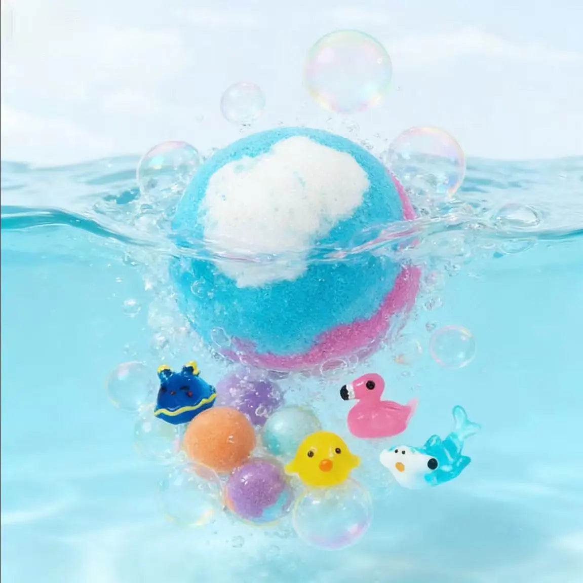 Magical Surprise Bath Bombs for Kids | 12-Pack Gift Set with Hidden Toys 🛁