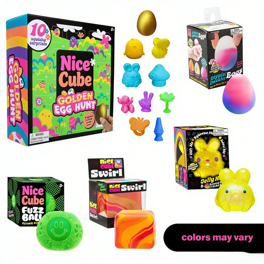 Easter Sensory Bundle - 8-Piece Squishy Stress Ball Gift Set 🐰✨