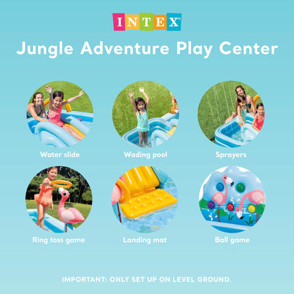 Jungle Adventure Play Centre | Inflatable Kids Water Park & Slide 🌴
